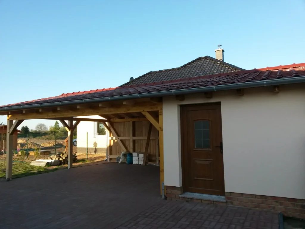 Carport Unterstand Überdach Holzbau - Zimmerei das grüne Haus Oranienburg / Oberhavel - Zimmerei, Holzbau, Hausbau
